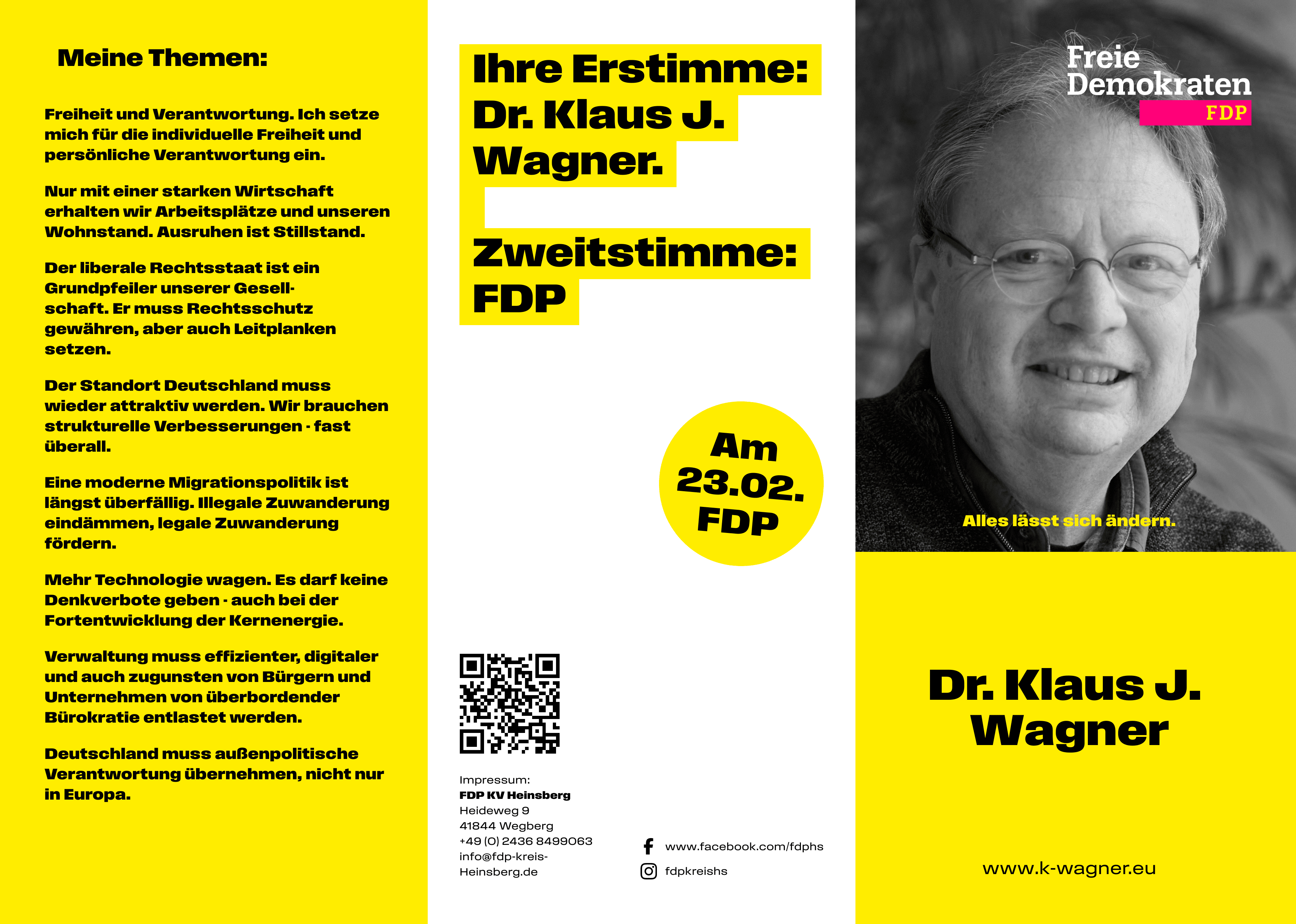 Unser Kandidat stellt sich vor